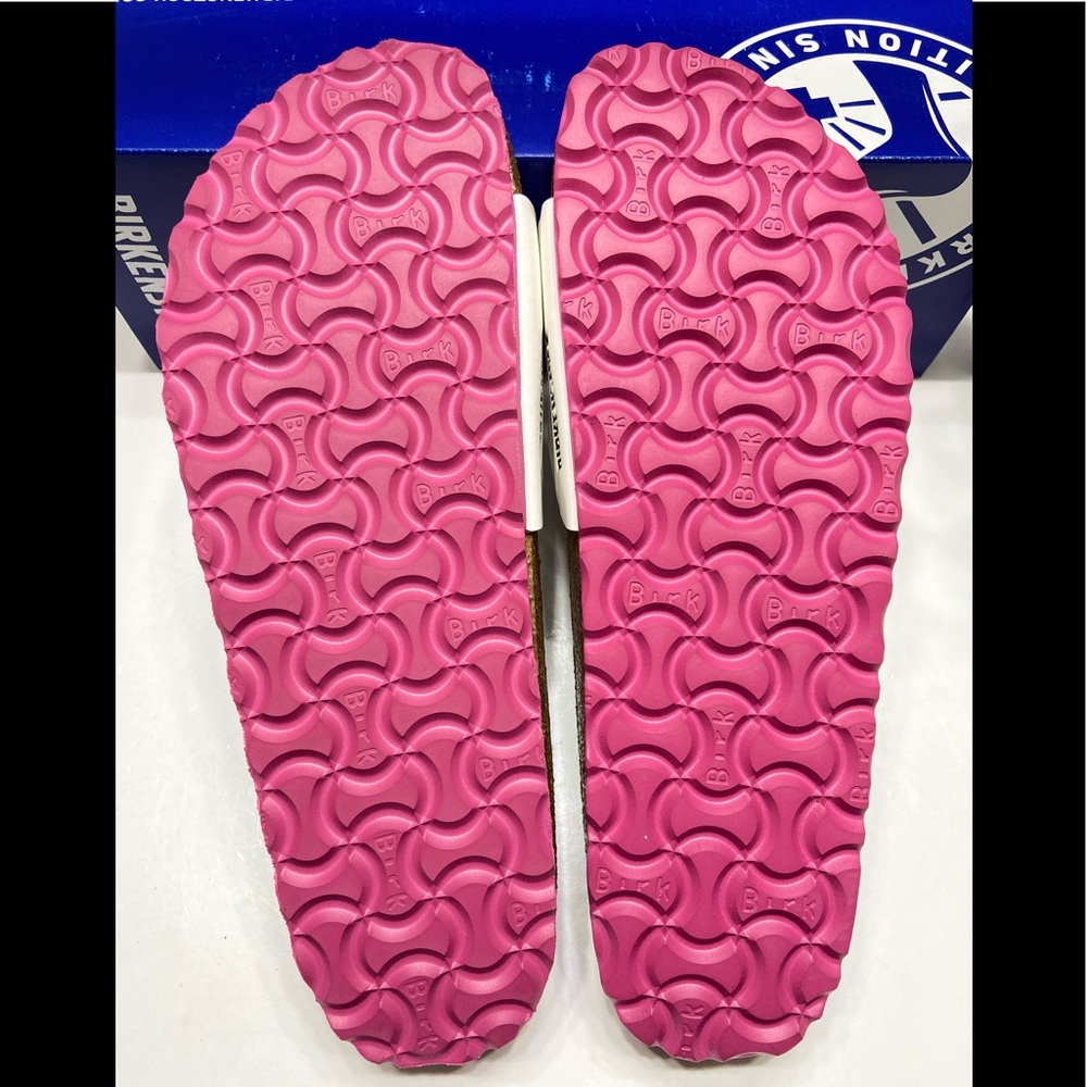 NEW Birkenstock Madrid Women’s Patent Birko-Flor Adjustable Buckle Sandals Slide - Picture 4 of 10